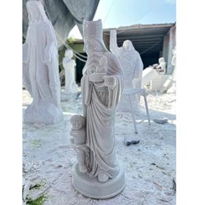 Sculpté à la main Durable Vietnam nouveau haut religieux moderne 100% pierre naturelle couleur statue Saint Patrick Statue avec 1 an de garantie - Product Image 3