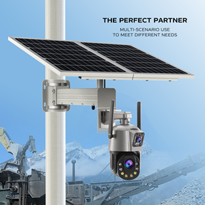 Cámara de Seguridad Exterior Inalámbrica TecDeft 4K con Doble Lente Inteligente, 100W100Ah, Wifi, 4G, PTZ de 360°, Sistema <span class=keywords><strong>Solar</strong></span> para el Hogar, Zoom Óptico de 36X, <span class=keywords><strong>ICSee</strong></span> - Product Image 6