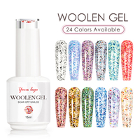 Échantillon gratuit de gel de laine pour vernis à ongles professionnel pour salon de manucure