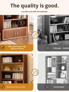 Mobile Contenitore in Legno per Balcone e Davanzale <span class=keywords><strong>con</strong></span> Mensole Integrate, Design Moderno, Facile Montaggio per <span class=keywords><strong>Soggiorno</strong></span> e Camera da Letto, Nuovo Modello 2025 - Product Image 5