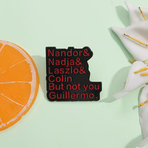 Nandor Nadja Laszlo Colin aber nicht Du Guillermo Emaille-Anstecknadel Horrorfilm Metall-Brosche Reversnadel Schmuck - Product Image 2