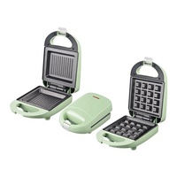 Machine à sandwich électrique pour le petit-déjeuner à une tranche de stockage vertical Mini appareil de cuisine Température de plaque fixe pour un usage domestique