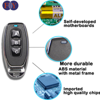 Control Remoto Inalámbrico Personalizado de Bajo Precio 433mhz 315mhz para Puerta de Garaje Portón y Luces de Navidad