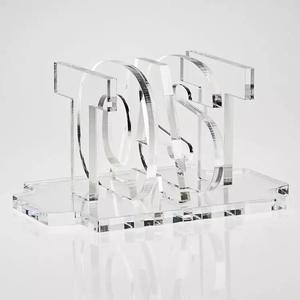 Rõ ràng Acrylic bánh mì nướng bánh mì đứng giá pha lê bánh mì nướng Giá giữ 4 lát lỗ bánh mì hiển thị đứng giữ bánh mì cầm tay - Product Image 2