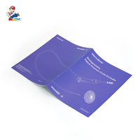 Brochure personnalisée en papier kraft pour profil d'entreprise, impression à piqûre à cheval, couleur intégrale, livre d'introduction d'entreprise