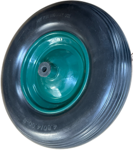 Rueda Giratoria Plana Neumática de Goma Sólida PU 4.80/4.00-8PU, Ancho de 3.2 Pulgadas, Garantía de 3 Años - Product Image 6