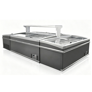 Los más vendidos: Congeladores tipo isla con puerta de cristal superior para helados y carne, ideales para <span class=keywords><strong>supermercados</strong></span>. - Product Image 1