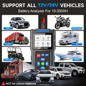 เครื่องทดสอบแบตเตอรี่รถยนต์ 12V/24V 20-2000CCA สำหรับแบตเตอรี่รถยนต์และเครื่องกำเนิดไฟฟ้ากระแสสลับ ยี่ห้อ OLIVER รุ่น BT300 สีดำ/น้ำเงิน - Product Image 4