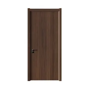 שלט דלת עץ בעיצוב מודרני של ZOYIMA דלת פנים מעץ לבית