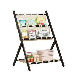 Bamboo Double Tier Coat <b>Rack</b> Foldable Standing Clothing Organizer Bedroom Storage <b>Rack</b> For Kids And Baby <b>Clothes</b> - Product Image 5