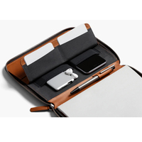Rfid — portefeuille de travail en cuir personnalisé, porte-documents A5, petit étui à fermeture éclair