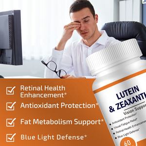 كبسولات مكمل غذائي لصحة العين تحتوي على ميزو-زياكسانثين ولوتين، مصنوعة من مسحوق الزعفران الطبيعي - Product Image 4