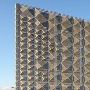 Panneaux décoratifs de façade extérieure de <span class=keywords><strong>maison</strong></span> <span class=keywords><strong>moderne</strong></span> en perforation 3D personnalisée, placage en aluminium, revêtement mural extérieur - Product Image 4