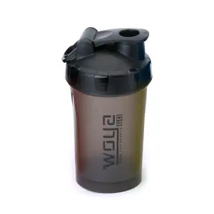 Wholesale 500ML Custom Logo BPA Free Eco Friendly Protein Sports Gym Plastic Shaker Bottle