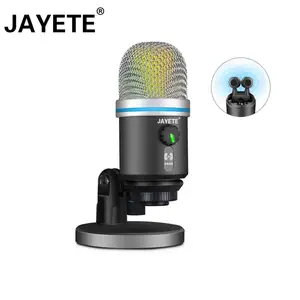 Usb Omni-Directional Condenser Microphone Mic With 3.5Mm Jack For Meeting Business Conference Computer Pc Voice Chat Video Games