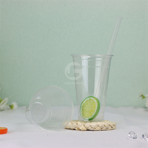 Vasos Desechables de PET de Pared Simple con Logotipo Personalizado, Impresión Digital, 90 mm de Diámetro, Plástico Transparente, Modelo EPT-500 para Café - Product Image 6