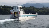 30ft 9m aluminium 5 tonnes de charge utile île espérant vitesse cabine travail bateau bateau péniche de débarquement à vendre