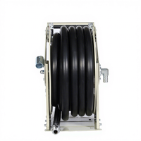 Carrete de manguera automático de 1 pulgada y 15 m de alta calidad con dispensador de combustible de resorte, tubería de hierro fundido de 220 V y 1.6 MPa de presión, modelo HR92, China Zhejiang
