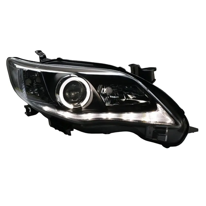 Cartoyota sıcak satış far takımı LED DRL ön lambaları dönüş sinyali kafa ışık Toyota Corolla 2011 2012 2013