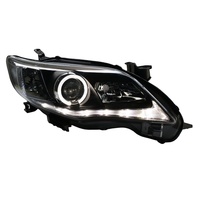 CARMATES Conjunto de Faros Delanteros LED DRL de Venta Caliente, Luces Delanteras con Intermitentes para Toyota Corolla 2011 2012 2013