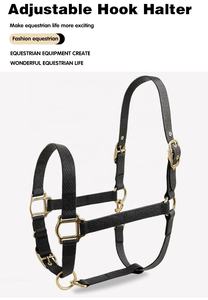 Collier <span class=keywords><strong>de</strong></span> tête <span class=keywords><strong>de</strong></span> licou <span class=keywords><strong>de</strong></span> cheval en PVC miniature <span class=keywords><strong>de</strong></span> couleur noire avec logo personnalisé imperméable Mini poneys vente en gros <span class=keywords><strong>de</strong></span> licou <span class=keywords><strong>de</strong></span> cheval personnalisé - Product Image 2