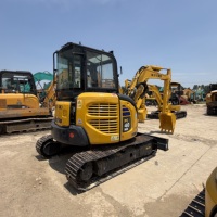 Excavatrice hydraulique d'occasion Komatsu PC40 polyvalente de 4 tonnes, excellente capacité de nivellement, fonctionnement fluide