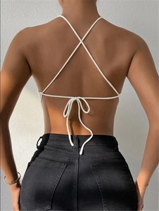 Colete de Tricô Coreano de Outono com Decote de Amarrar e Detalhe Envolvente no Peito - Product Image 2