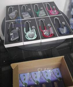 Estetoscopio médico de acero inoxidable, estetoscopio de doble cabeza - Product Image 4