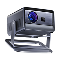 Proyector LED Inteligente C8pro con Android 9, 4000 Lúmenes, 4K 1080P, Lente de Enfoque Automático LCD, Altavoces Integrados para Uso en el Hogar y la Oficina