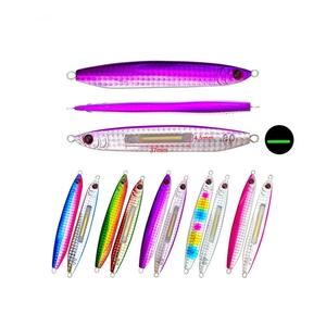 เหยื่อตกปลา <span class=keywords><strong>Fishdom</strong></span> 60g-150g แบบจมเร็ว ผลิตจากโลหะ พร้อมแท่งเรืองแสงด้านใน รูปทรงปลาซาร์ดีน สำหรับตกปลาชายฝั่ง - Product Image 2