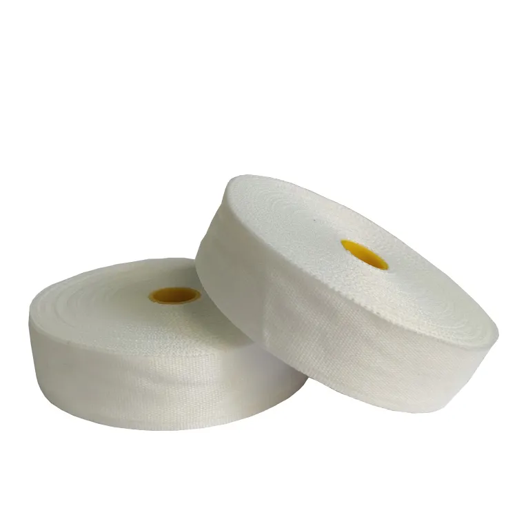 Isolasi Listrik Fiberglass Banding Tape Panas Menyusut Isolasi Listrik Tape Polyester Menyusut Mengikat Pita