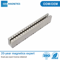 Magnet Blok Tanah Jarang SDM Custom Strong 30x30mm Grade N40 N100 N52