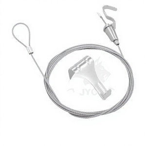 Stainless Steel Wire Rope Hanging Kit With Adjustable S <strong>Hook</strong> And Heavy Duty Hanging <strong>Hook</strong> For Industrial Suspension Systems - Product Image 6