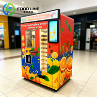 Distributeur automatique de gobelets, boîte de collecte des déchets, machine à jus d'orange fraîchement pressé