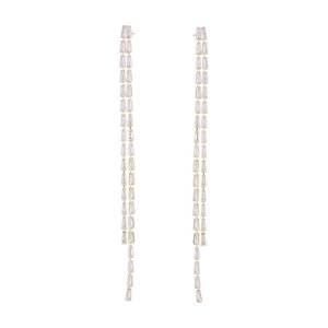 الأقراط شرابة طويلة على الموضة الكورية العصرية تعديل الوجه الدينية المتخصصة مصمم الزركون النحاس شرابة الأقراط النساء - Product Image 4