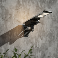 Lampe solaire LED pour rue de 100 watts, capteur PIR IK10, lampe solaire LED tout-en-un, lampe extérieure LED, étanche IP66 pour l'éclairage routier