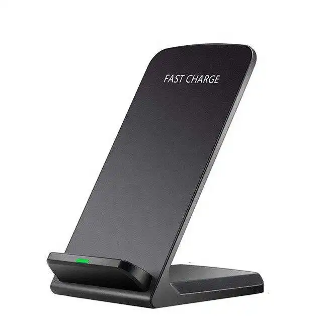 universal portable 10w 15w fast qi wireless smart phone charger stands for computer table wireless charging