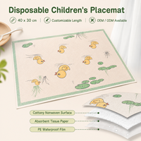 Tapis jetable pour enfants à impression personnalisée de qualité supérieure, 40 cm de large, longueur personnalisable, vente en gros directe d'usine, fourniture de boîtes personnalisées, Chine