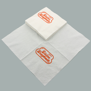 Servilletas desechables con impresión de logotipo personalizado, servilletas de papel blanco para restaurante - Product Image 6