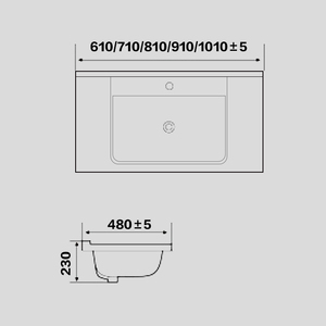 Kidoir vente en gros à bas prix gros ventre en porcelaine imperméable à l'eau <span class=keywords><strong>blanc</strong></span> moderne lavabo à main lavabo salle de bain armoire évier - Product Image 4