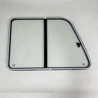 Cadre de fenêtre coulissante en verre trempé pour machine de construction en aluminium, excavatrice, chargeuse sur pneus, chargeuse à direction
