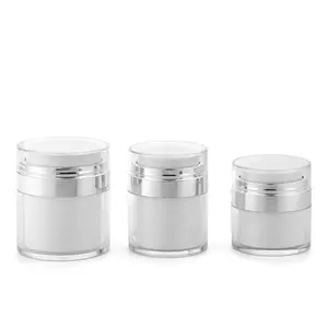 15g 30g 50g 100g Special Design KELE Acrylic Lotion Bottle Eye Cream Airless Pump Jar For Cosmetic Containers Packaging