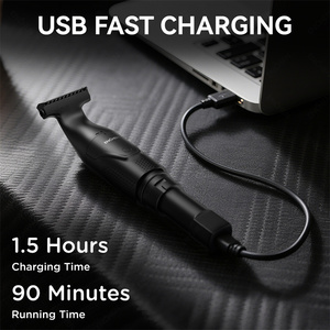 Mini Afeitadora Eléctrica para Barba, Tamaño de Bolsillo, Portátil, <span class=keywords><strong>Recargable</strong></span> por USB-C, Resistente al Agua IPX6, Funciona con Batería, para Uso Doméstico, en Automóviles y Autocaravanas - Product Image 6