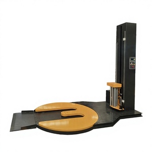 High Capacity Standard Automatic Pallet Pre-<b>stretch</b> Film Wrapping <b>Machine</b> M Type Forklift Packaging <b>Machine</b> - Product Image 1