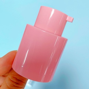 Botella de Maquillaje Cosmético Redonda Personalizada, Recargable, sin Aire, de 15ml, 30ml, 50ml, Color Rosa Esmerilado, Botella con Bomba sin Aire de 1oz - Product Image 3
