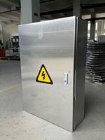 Gabinete de Control Eléctrico de Acero Inoxidable 201, Engrosado, IP65 Impermeable, Superficie Cepillada, Caja para Instrumentos Electrónicos