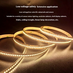 Alto <span class=keywords><strong>Lumen</strong></span> DC 12V 24V 2835 SMD 240Leds/m Flexível Led Tiras de Luz Branco Quente Led Strip Decoração - Product Image 4