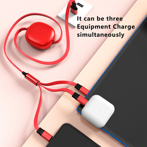 3-Trong-1 Có Thể Thu Vào Mở Rộng Nhanh Chóng Sạc USB Loại-C Micro Mfi Cáp Tương Thích iPhone 14/15/12/11 Pro Max Android IOS Máy Tính - Product Image 5
