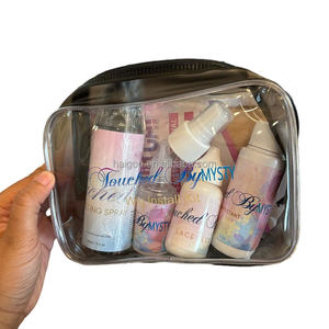 Kit d'installation de perruque en dentelle noire et dorée avec sac de voyage, comprenant un décolle-colle pour dentelle, un bâton de cire, une <span class=keywords><strong>mousse</strong></span> pour cheveux bouclés et un spray fondant - Product Image 5