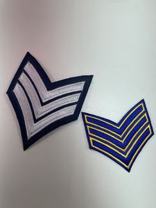 Patchs brodés en sergé de sécurité en matériau réfléchissant - Product Image 1